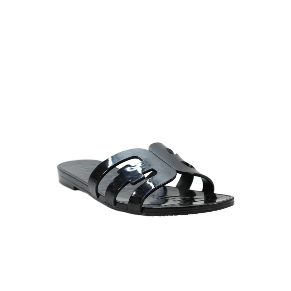 Sam Edelman Womens Bay Jelly Slide On Sandals Black Size 7 Medium